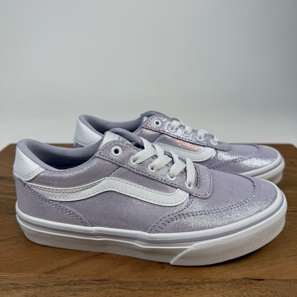 New NIB Big Kids Vans Brooklyn Ls Suede Skateboarding Sneakers Shoes‎ 2 Y